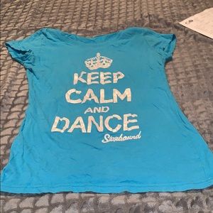 Blue shirt from starbound dance competition